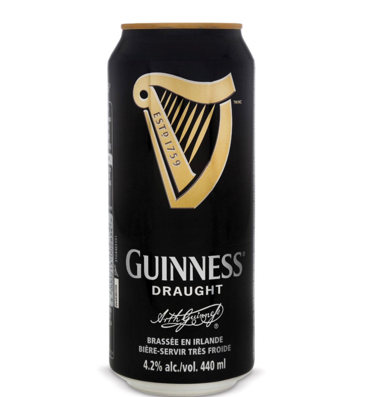 Stout Guinness | 440ml Tall Can, 4.2% ABV | Tatta Chulha Restaurant